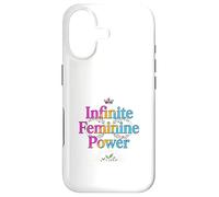 Carcasa para iPhone 17 Corona de Poder Femenino Infinito tipografía Floral