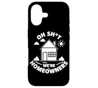 Carcasa para iPhone 17 Cotización de Compra de casa Divertida para el Nuevo hogar Oh Shit We're Homeowners