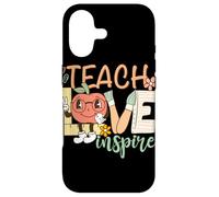 Carcasa para iPhone 17 Cotización de Inspire Educate Retro