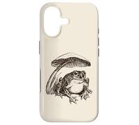 Carcasa para iPhone 17 Cottagecore Frog and Mushroom Vintage Aesthetics
