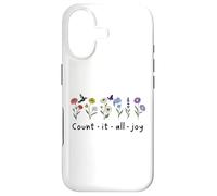 Carcasa para iPhone 17 Count it All Joy of The Lord Christian Bible Verse James 1:2