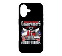 Carcasa para iPhone 17 Country Music Cowboy Boots & Pickup Trucks Lovers Trucker