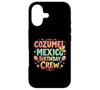 Carcasa para iPhone 17 Cozumel México Birthday Crew