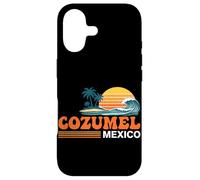 Carcasa para iPhone 17 Cozumel México Vintage Sunset Island
