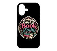 Carcasa para iPhone 17 Crazy Book Lady Reader Bibliotecaria Novela Bookish Humor
