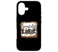 Carcasa para iPhone 17 Crazy Women Hermosa Música Country Chica Western Leopard