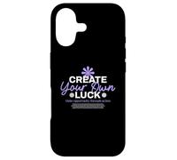 Carcasa para iPhone 17 CREA tu Propia Suerte - Urban Typography Streetwear