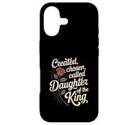 Carcasa para iPhone 17 Created Chosen Called Daughter of King Christian Jesus God