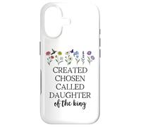 Carcasa para iPhone 17 Created Chosen Called Daughter of King Jesus God Christian