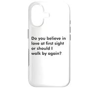 Carcasa para iPhone 17 ¿Crees en el Amor a Primera Vista o debería Caminar por AG