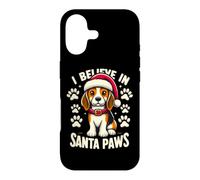 Carcasa para iPhone 17 Creo en Santa Paws, Perro Beagle, dueño de Navidad, Amante, mamá