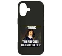 Carcasa para iPhone 17 Creo Que por lo Tanto no Puedo Dormir René Descartes