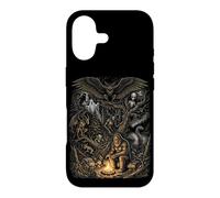 Carcasa para iPhone 17 Criaturas del Bosque Misterioso Bigfoot Leyendas del Hombre Polilla