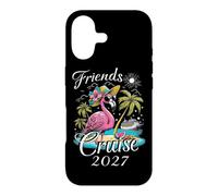 Carcasa para iPhone 17 Crucero Amigos 2027 Flamingo Divertido Cruising
