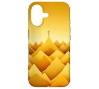 Carcasa para iPhone 17 Cruz De Montaña Cristiana Paisaje Fe Serena Estética