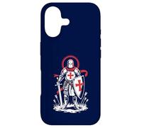 Carcasa para iPhone 17 Cruzada Caballero Medieval Inglaterra Inglés San Jorge Histórico