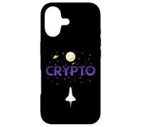 Carcasa para iPhone 17 Cryptocurrency Space Rocket Crypto Go Up Only In Crypto