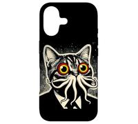 Carcasa para iPhone 17 Cthulhu Cat Encounter Cosmic Mythos Felino