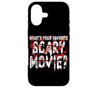 Carcasa para iPhone 17 ¿Cuál es tu película de Miedo Favorita Película de Terror Halloween
