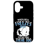 Carcasa para iPhone 17 Cuando el Infierno se congele, haré Hielo Pescado allí también Pescado Helado