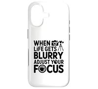 Carcasa para iPhone 17 Cuando la Vida se vuelve borrosa, Ajusta tu Foto de Enfoque