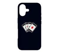 Carcasa para iPhone 17 Cuatro Aces Poker Card & Juegos de Azar Smartphone