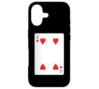 Carcasa para iPhone 17 Cuatro de Corazones Jugando a Las Cartas