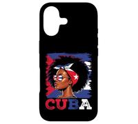Carcasa para iPhone 17 Cuban Girl Cuba Flag Orgullosa Afro Cubana Mujeres
