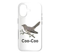 Carcasa para iPhone 17 Cuckoo Bird Meme Diciendo Coo-Coo Pájaro India Cuckoo Birds
