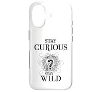 Carcasa para iPhone 17 Curious Stay Wild Question Mark Scribble Inspirational Love