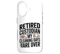 Carcasa para iPhone 17 Custodio Jubilado Mis días de Limpieza han Terminado el Humor