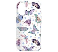 Carcasa para iPhone 17 Cute Butterflies and Moths Pastel Color for Girls Women
