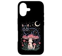 Carcasa para iPhone 17 Cute Cat Moon Stars Night Kitty Cat