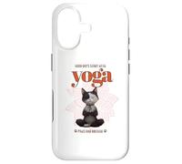 Carcasa para iPhone 17 Cute Cat Yoga Spiritual Meditation Zen Balance Namaste OM