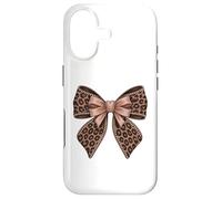 Carcasa para iPhone 17 Cute Coquette Leopard Bow Design for Fashion Lovers