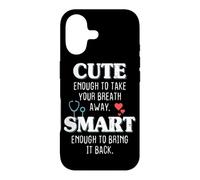 Carcasa para iPhone 17 Cute Enough To Take Breath Away Enfermera Doctora Médico