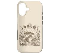 Carcasa para iPhone 17 Cute Frog Mushroom Moon Witchy Fairy Grunge Vintage Graphic
