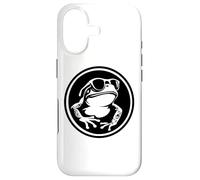 Carcasa para iPhone 17 Cute Girls Boys Whimsical Sunglasses Meme Bullfrog Frog Logo