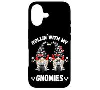 Carcasa para iPhone 17 Cute GNOME For Oldschool Biker Kids Rollin`with My Gnomies