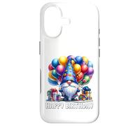 Carcasa para iPhone 17 Cute GNOME Themed Birthday Dress Women Happy Birthday GNOME