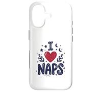 Carcasa para iPhone 17 Cute I Heart Naps Design for Moms, Sleepy Girl Funny Mom