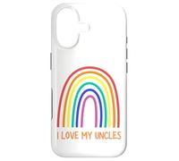 Carcasa para iPhone 17 Cute I Love My Uncles Rainbow Family Gay Uncle