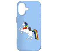 Carcasa para iPhone 17 Cute Kawaii Kids Girls Womens Unicorn Rainbow Ferret Lover
