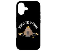 Carcasa para iPhone 17 Cute Kids Mens Womens Oranges Meme Lover Respect Capybara