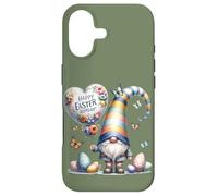 Carcasa para iPhone 17 Cute Spring GNOME Butterfly Graphic For Happy Easter Sunday