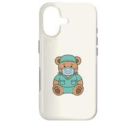 Carcasa para iPhone 17 Cute Surgical Nurse Teddy Bear Student Operating Room Staff