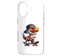Carcasa para iPhone 17 Cute T-Rex Skateboard Baby Dinosaur Cartoon for Kids