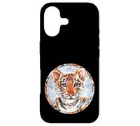 Carcasa para iPhone 17 Cute Tiger For Winter Lover Women with Baby Tiger Snowflake