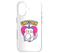 Carcasa para iPhone 17 Cute Unicorn Cat Design for Fantasy Loving Feline Fans