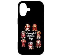 Carcasa para iPhone 17 Cute Valentines Day Puppy Love - Soy una Chica Que ama a los Perros